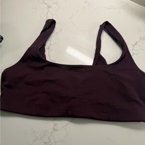 aerie Dark Plum Scoop Bralette